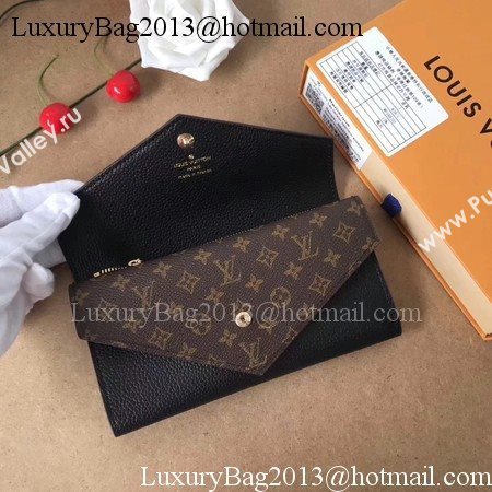 Louis Vuitton CRUISE 2017 DOUBLE V WALLET M64317 Black