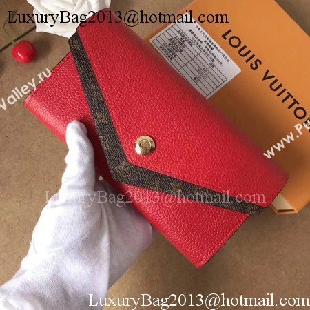 Louis Vuitton CRUISE 2017 DOUBLE V WALLET M64317 Red