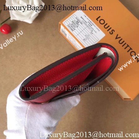 Louis Vuitton CRUISE 2017 DOUBLE V WALLET M64317 Red