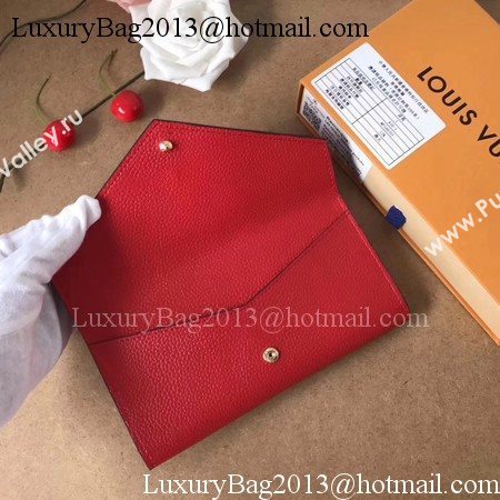 Louis Vuitton CRUISE 2017 DOUBLE V WALLET M64317 Red