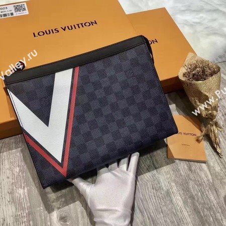 Louis Vuitton Damier Cobalt Canvas POCHETTE VOYAGE MM N64023