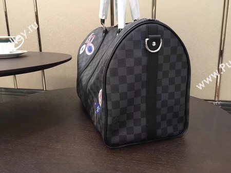 Louis Vuitton Damier Graphite Canvas KEEPALL 45 BANDOULIERE N41057