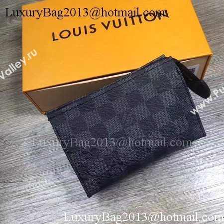 Louis Vuitton Damier Graphite Canvas TOILETRY POUCH 15 M47546