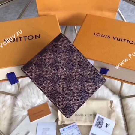 Louis Vuitton Damier Ebene Canvas MULTIPLE WALLET N60895