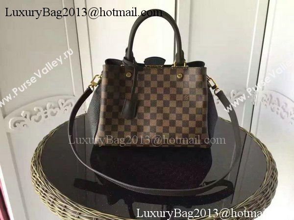 Louis Vuitton Damier Ebene Canvas BRITTANY Bag N41673 Black