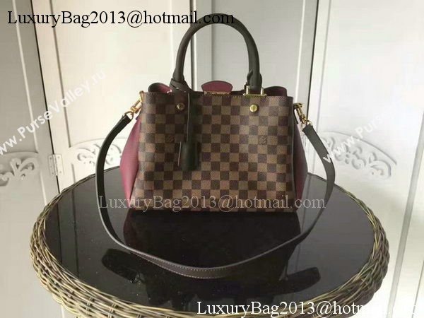 Louis Vuitton Damier Ebene Canvas BRITTANY Bag N41673 Purple