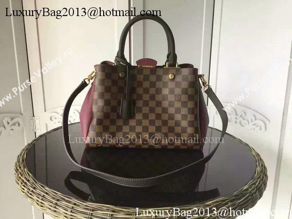 Louis Vuitton Damier Ebene Canvas BRITTANY Bag N41673 Purple