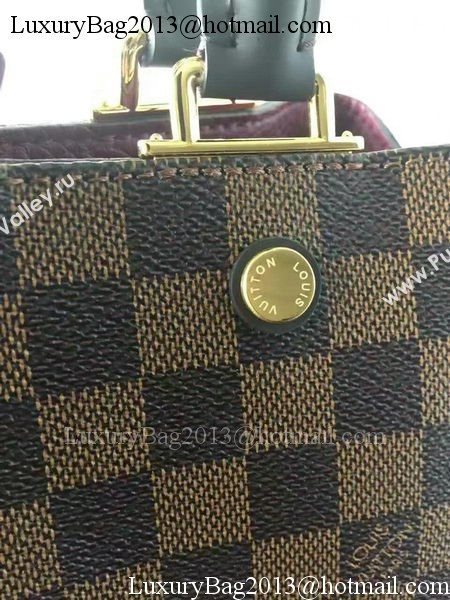 Louis Vuitton Damier Ebene Canvas BRITTANY Bag N41673 Purple