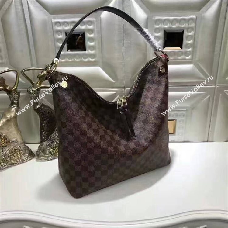 Louis Vuitton Damier Ebene Canvas DOUMO HOBO N41861