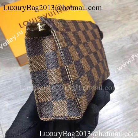 Louis Vuitton Damier Ebene Canvas TOILETRY POUCH 15 M47546