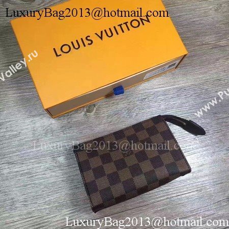 Louis Vuitton Damier Ebene Canvas TOILETRY POUCH 15 M47546