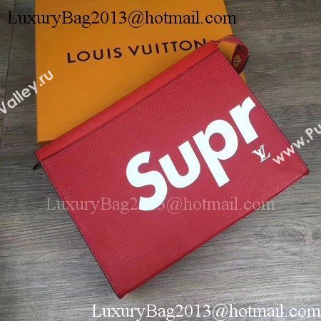 Louis Vuitton Epi Leather POCHETTE VOYAGE MM M30675 Red