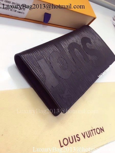 Louis Vuitton Epi Leather Supreme Wallet M67541 Black