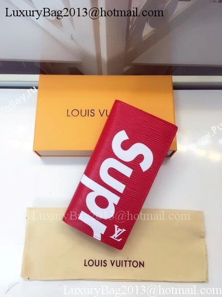 Louis Vuitton Epi Leather Supreme Wallet M67541 Red