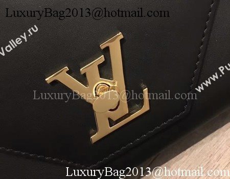 Louis Vuitton Leather Evening Bag LOVE NOTE M54501 Black