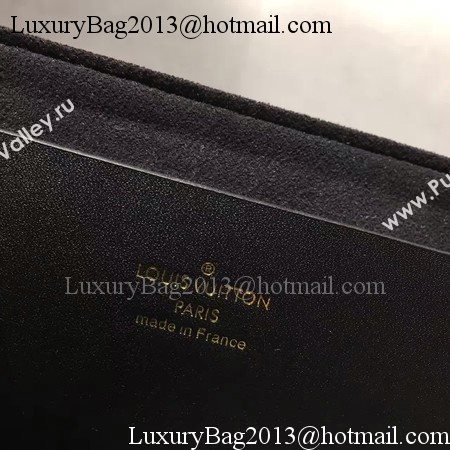 Louis Vuitton Leather Evening Bag LOVE NOTE M54501 Black