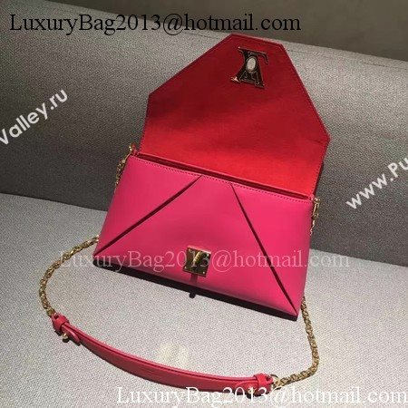 Louis Vuitton Leather Evening Bag LOVE NOTE M54501 Red