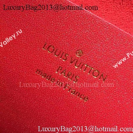 Louis Vuitton Leather Evening Bag LOVE NOTE M54501 Red