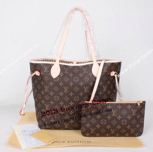 Louis Vuitton Monogram Canvas Neverfull MM M40995 Beige