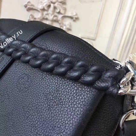 Louis Vuitton Mahina Leather BABYLONE CHAIN BB M51223 Black