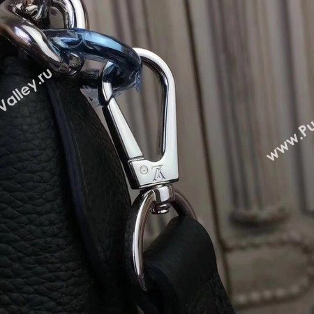 Louis Vuitton Mahina Leather BABYLONE CHAIN BB M51223 Black