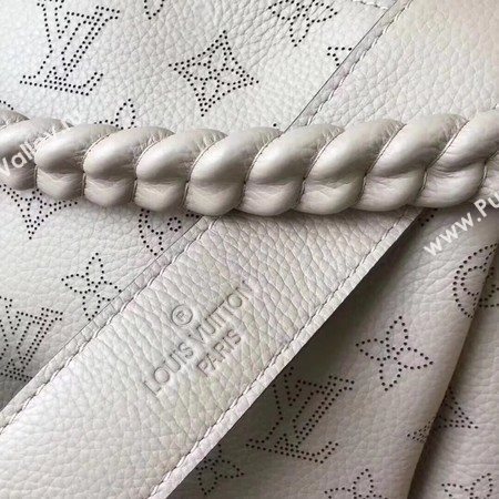 Louis Vuitton Mahina Leather BABYLONE CHAIN BB M51223 OffWhite