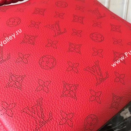 Louis Vuitton Mahina Leather BABYLONE CHAIN BB M51223 Red