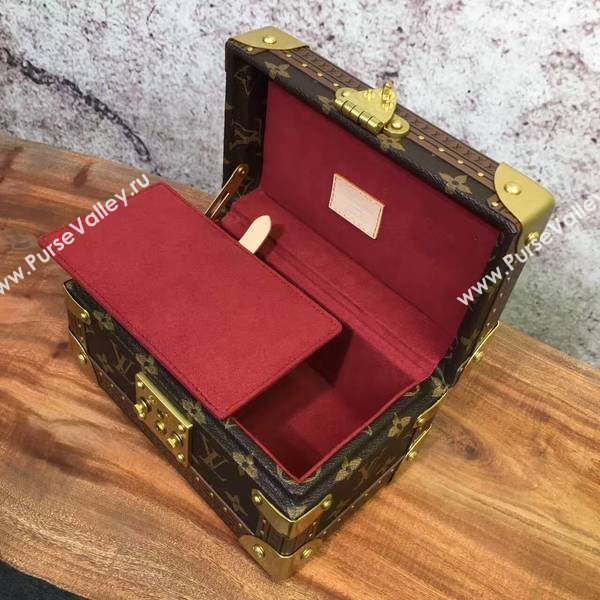 Louis Vuitton Mini Monogram Canvas Treasure Box 40665 Marroon