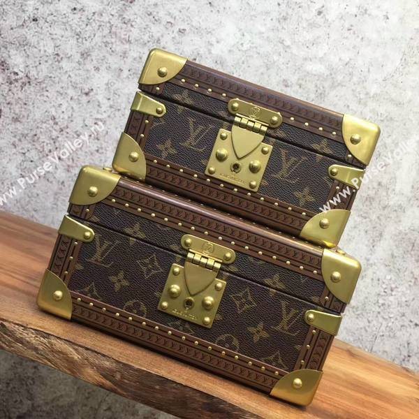 Louis Vuitton Mini Monogram Canvas Treasure Box 40665 Marroon