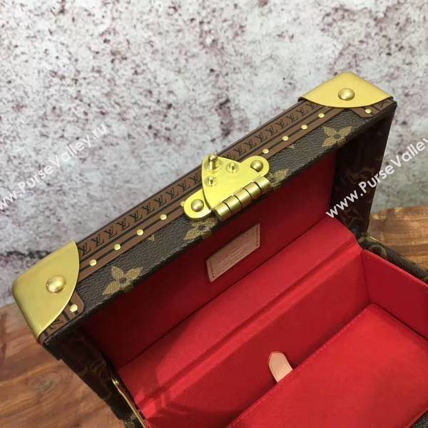 Louis Vuitton Mini Monogram Canvas Treasure Box 40665 Red