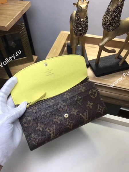 Louis Vuitton Monogram Canvas EMILIE WALLET M61289 Yellow