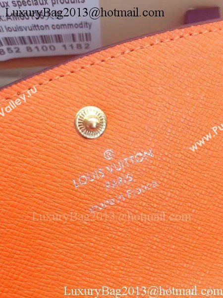 Louis Vuitton Monogram Canvas Emilie Wallet M60136 Orange