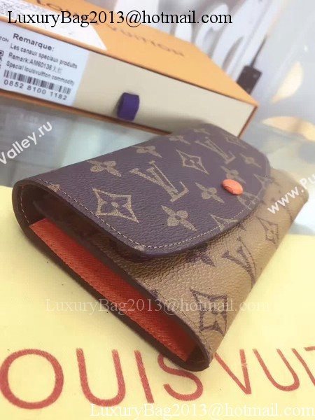 Louis Vuitton Monogram Canvas Emilie Wallet M60136 Orange