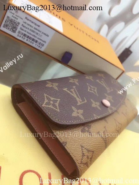 Louis Vuitton Monogram Canvas Emilie Wallet M60136 Pink