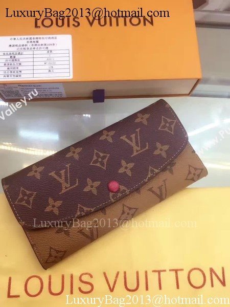 Louis Vuitton Monogram Canvas Emilie Wallet M60136 Rose