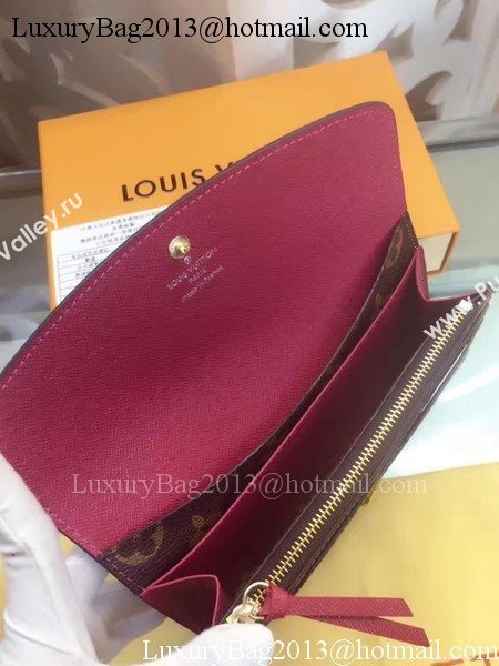 Louis Vuitton Monogram Canvas Emilie Wallet M60136 Rose