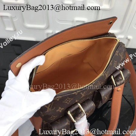 Louis Vuitton Monogram Canvas MANHATTAN Bag M43482 Brown