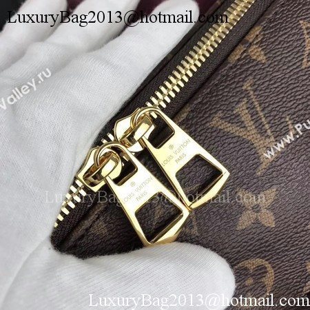 Louis Vuitton Monogram Canvas MANHATTAN Bag M43482 Wine