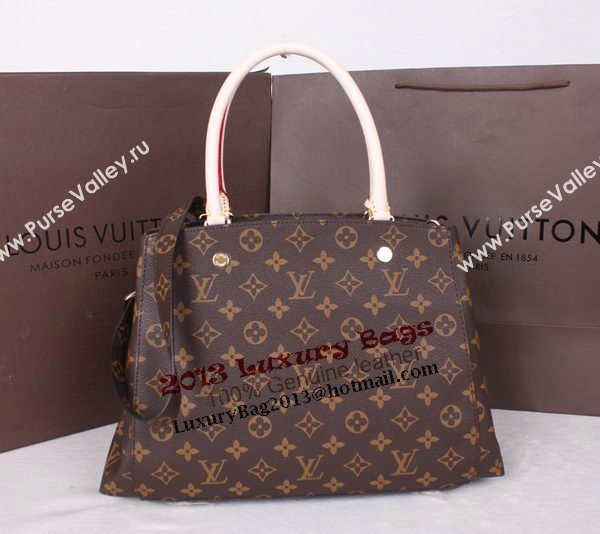 2014 Louis Vuitton Monogram Canvas Montaigne MM M41056