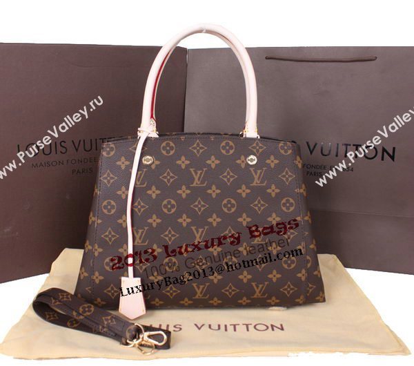 2014 Louis Vuitton Monogram Canvas Montaigne MM M41056