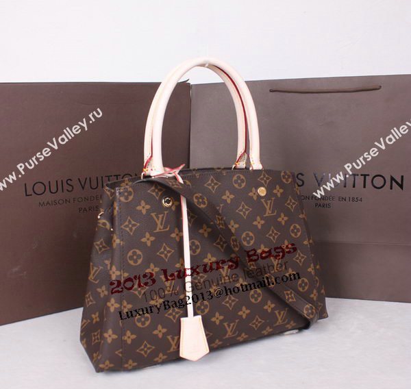 2014 Louis Vuitton Monogram Canvas Montaigne MM M41056