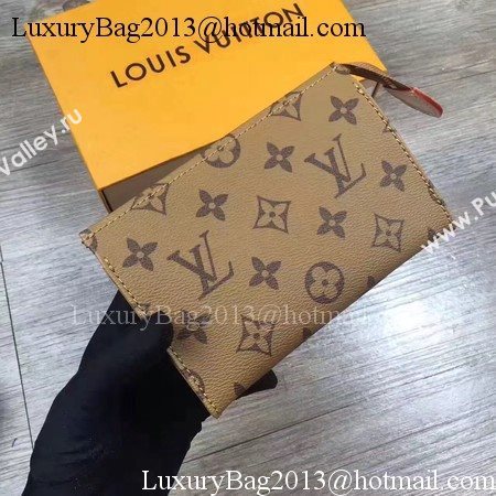 Louis Vuitton Monogram Canvas TOILETRY POUCH 15 M47546 Brown