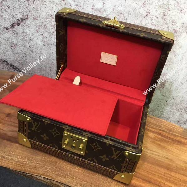 Louis Vuitton Monogram Canvas Treasure Box 40666 Red