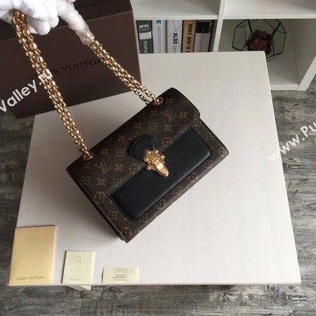 Louis Vuitton Monogram Canvas VICTOIRE M41730 Black