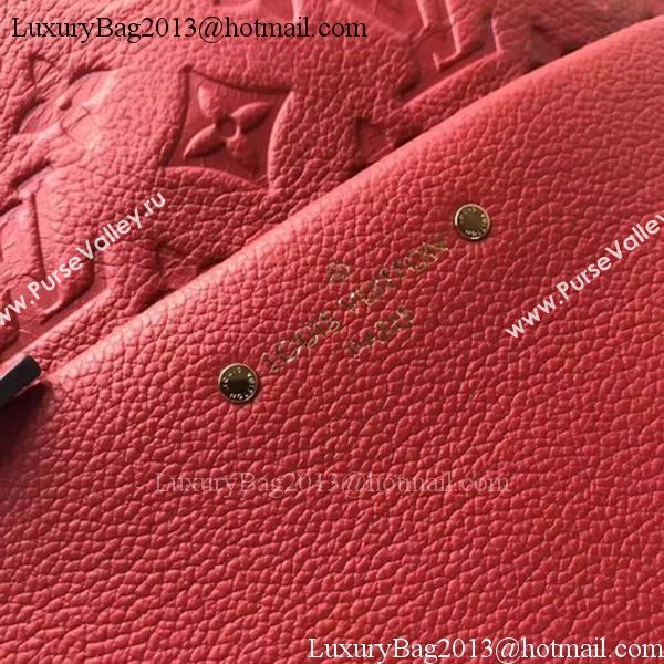 Louis Vuitton Monogram Empreinte SORBONNE BACKPACK M44016 Red