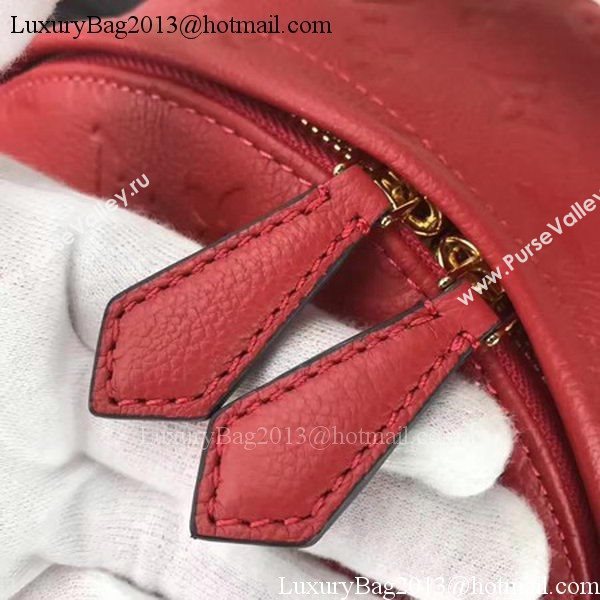 Louis Vuitton Monogram Empreinte SORBONNE BACKPACK M44016 Red