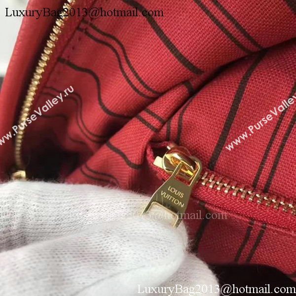 Louis Vuitton Monogram Empreinte SORBONNE BACKPACK M44016 Red