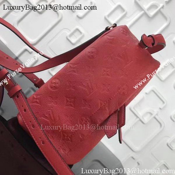 Louis Vuitton Monogram Empreinte SORBONNE BACKPACK M44016 Red