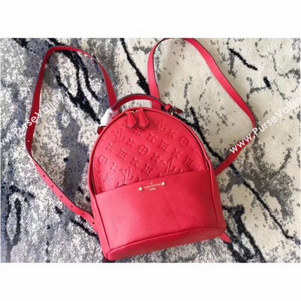 Louis Vuitton Monogram Empreinte SORBONNE BACKPACK M44019 Red