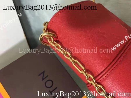 Louis Vuitton Monogram Empreinte SAINT SULPICE PM M43393 Red